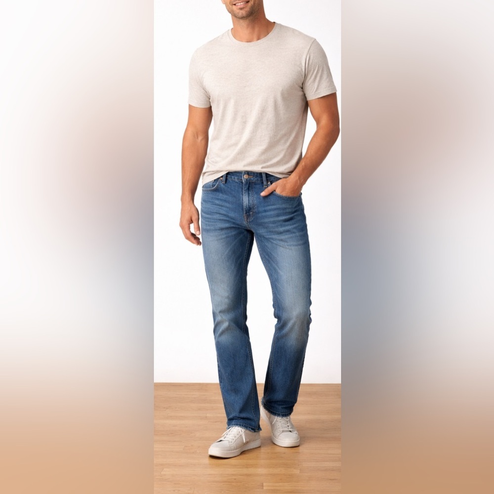 ✨Goodfellow Slim Straight Stretch Denim Jeans‎ Mens 36x30 Blue NWOT✨